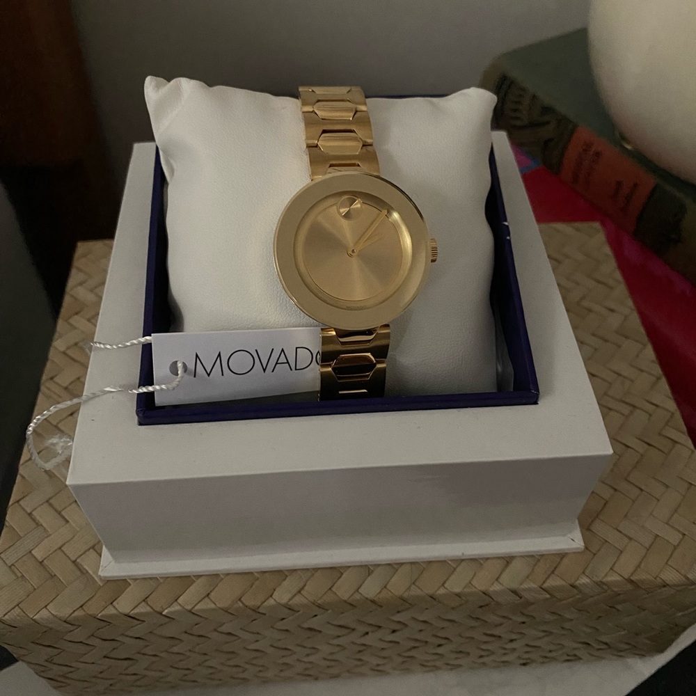 Movado Bold Gold Watch